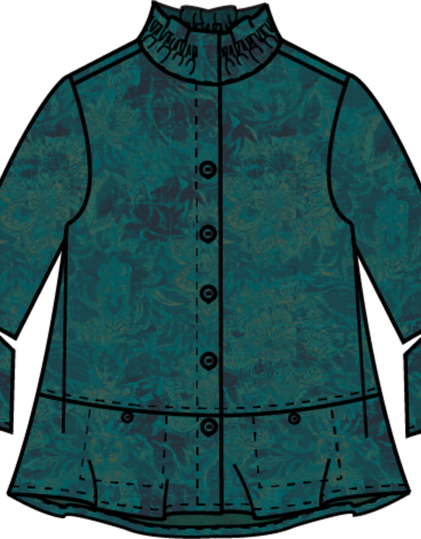 Habitat Clothes to Live In EXPRESS FLORAL EVENT JACKET F25H