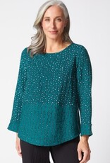 Habitat Clothes to Live In EXPRESS DOT MIX SIDE BUTTON TUNIC F25H
