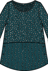 Habitat Clothes to Live In EXPRESS DOT MIX SIDE BUTTON TUNIC F25H