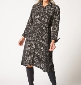 Habitat Clothes to Live In EXPRESS DOT MIX ARTIST DRESS/DUSTER F25H