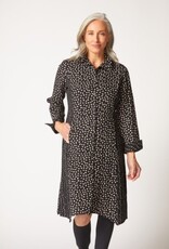 Habitat Clothes to Live In EXPRESS DOT MIX ARTIST DRESS/DUSTER F25H