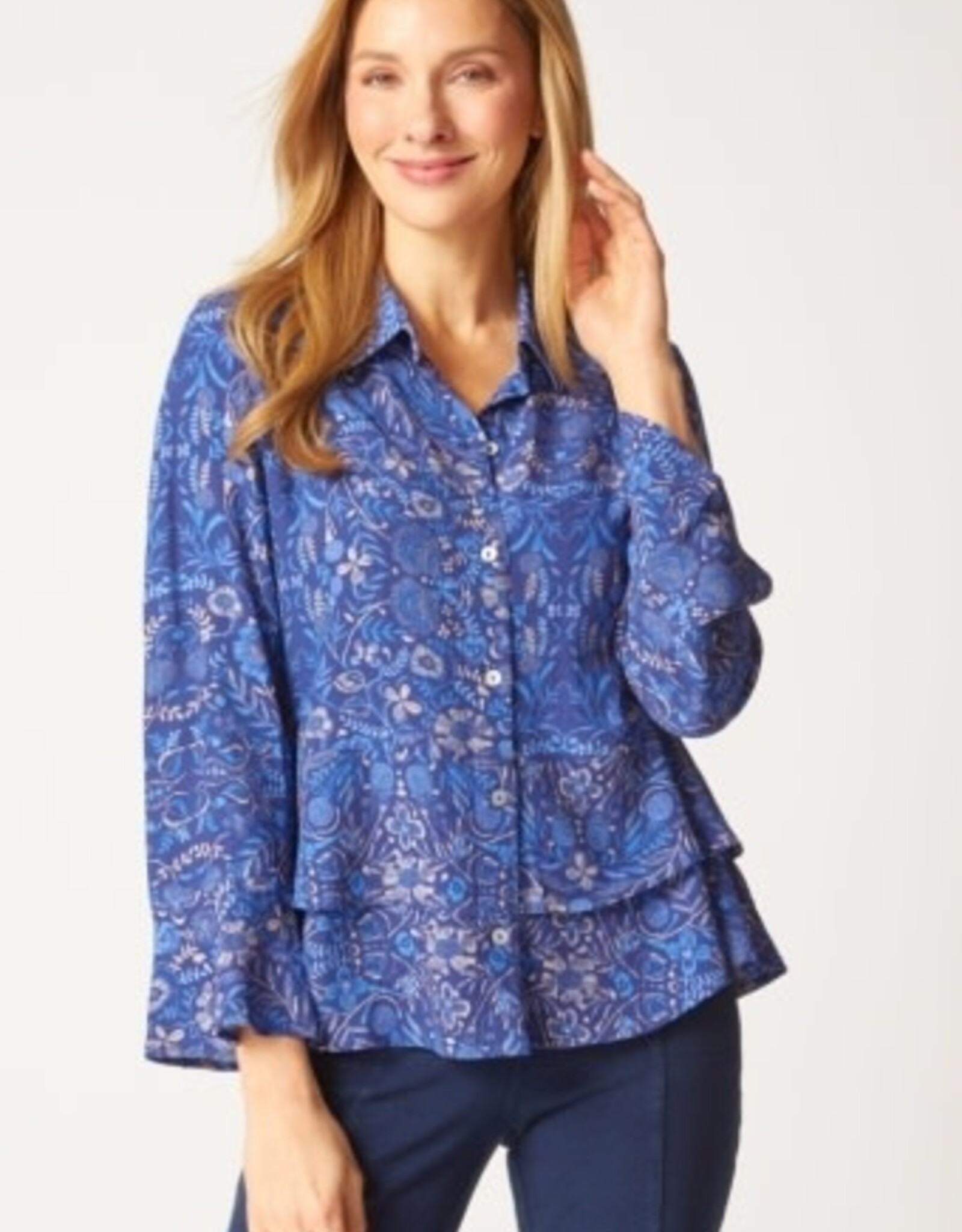 Habitat Clothes to Live In OFF THE VINE FLOUNCE BRACELET SLV SHIRT F25H