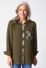 Habitat Clothes to Live In GIRL GONE PLAID BOYFRIEND POCKET SHIRT F25H