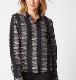 Habitat Clothes to Live In EMBROIDERED COTTON SHAPED HEM SHIRT F25H