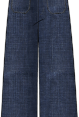 Habitat Clothes to Live In STRETCH DENIM WIDE LEG ANKLE JEAN F25H