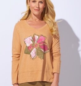 Habitat Clothes to Live In DESTINATION FLOWER EASY V TEE F25E