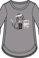 Habitat Clothes to Live In DESTINATION PUPPY HI-LO TEE F25E