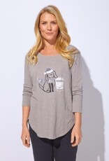 Habitat Clothes to Live In DESTINATION PUPPY HI-LO TEE F25E