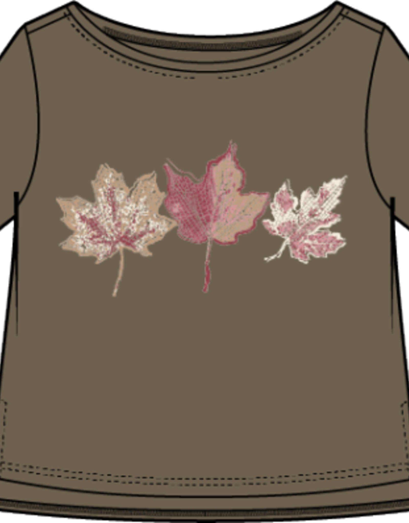 Habitat Clothes to Live In DESTINATION FOLIAGE BOXY TEE F25E