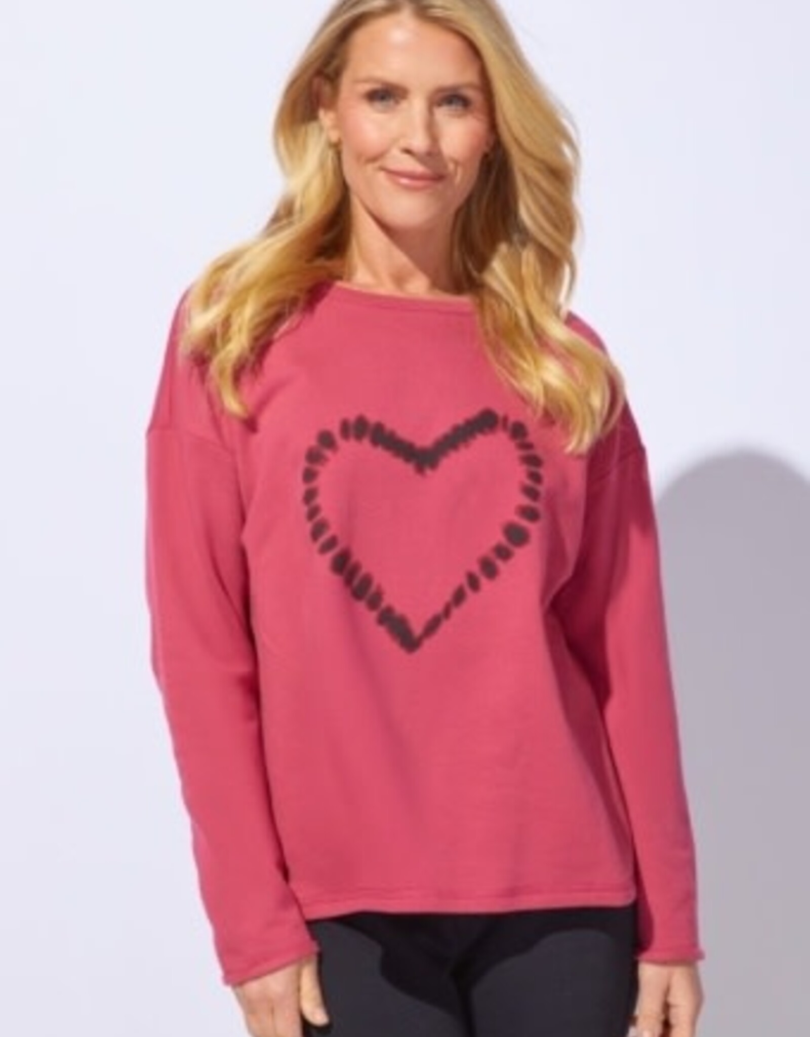 Habitat Clothes to Live In DESTINATION FLEECE HEART PULLOVER F25E