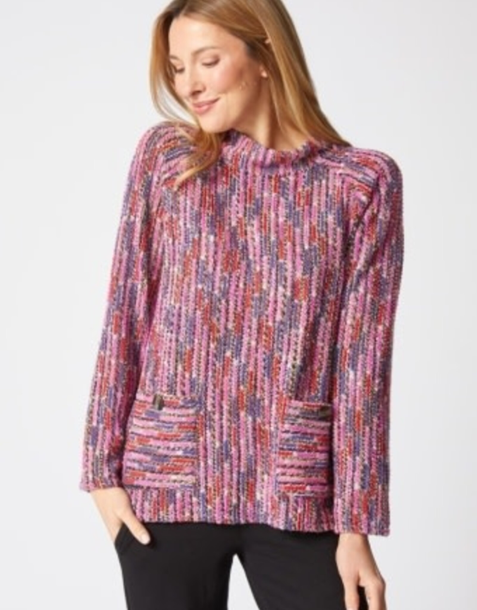 Habitat Clothes to Live In MOSAIC KNIT CAMBRIDGE PULLOVER F25H