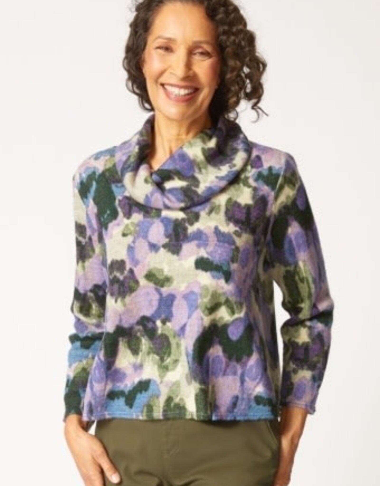 Habitat Clothes to Live In ASPEN KNIT BRUSHSTROKES EASY COWL F25H