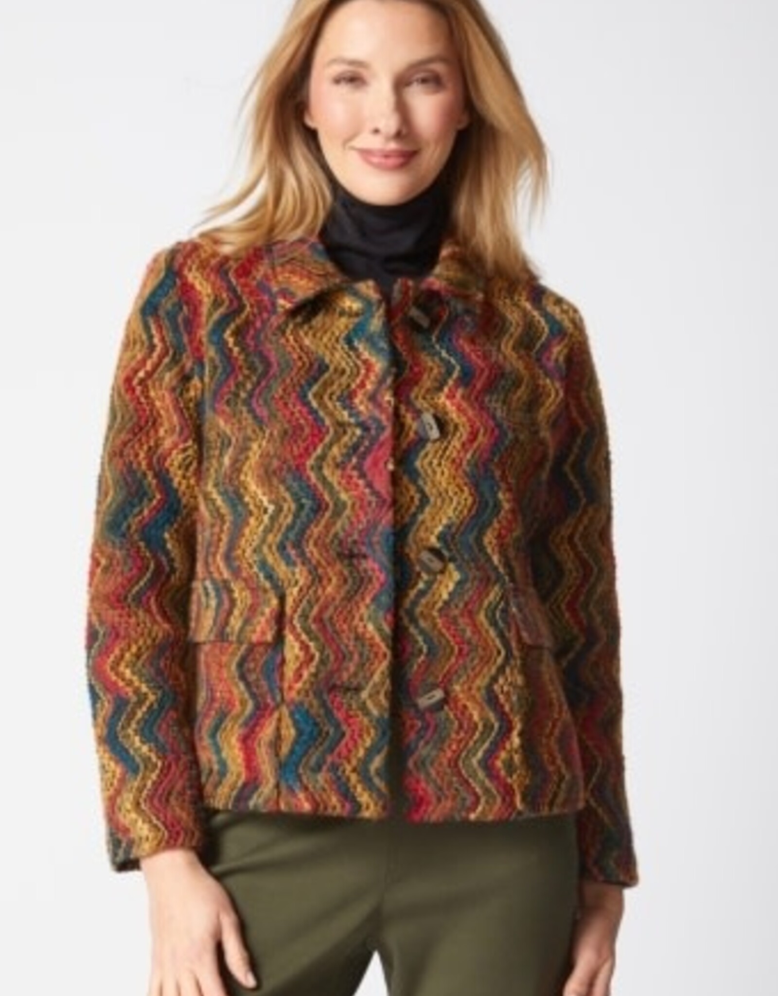 Habitat Clothes to Live In TAPESTRY RAINBOW CARGO JACKET F25H