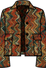 Habitat Clothes to Live In TAPESTRY RAINBOW CARGO JACKET F25H