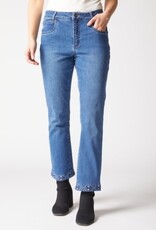 Habitat Clothes to Live In STRETCH DENIM SLIM ANKLE EMBOIDERED JEAN F25H