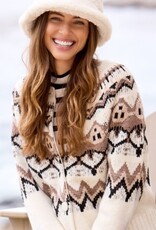 Tribal L/S BUTTON FRT SWT CARDIGAN-MOONSTONE