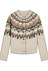 Tribal L/S BUTTON FRT SWT CARDIGAN-MOONSTONE