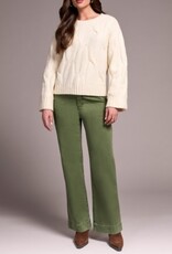 Tribal CREW NK LOOSE FIT CABLE SWTR-H CREAM