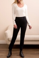 Tribal PULL ON ANKLE PANT W/ POCKETS-BLACK