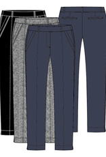 Tribal PULL ON ANKLE PANT W/ POCKETS-BLACK