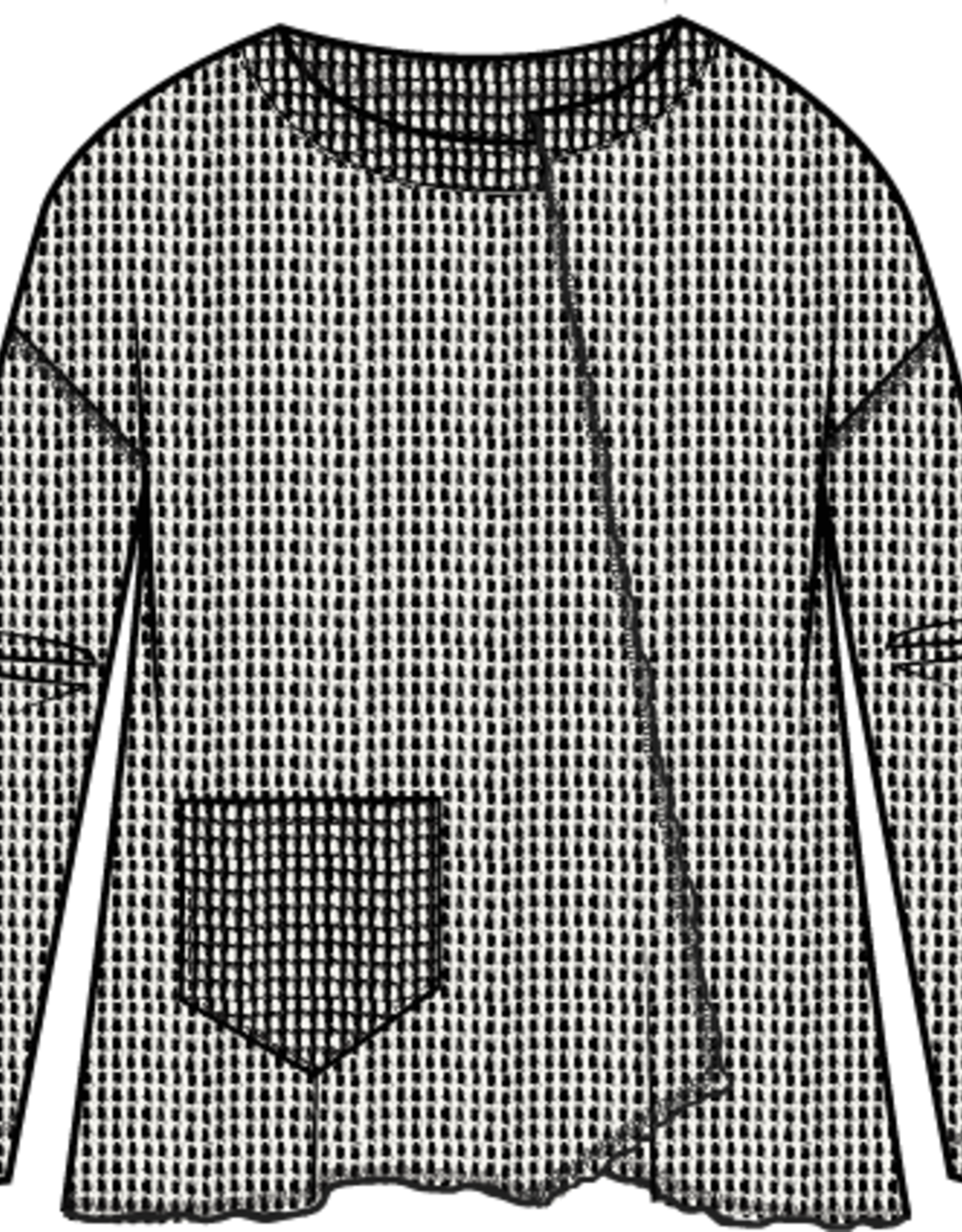 Habitat Clothes to Live In OPPOSITES ATTRACT INSIDE OUT PULLOVER F25H