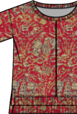 Habitat Clothes to Live In SUPER SOFT FLEECE PRNT RIB TRIM BOXY CREW F25H