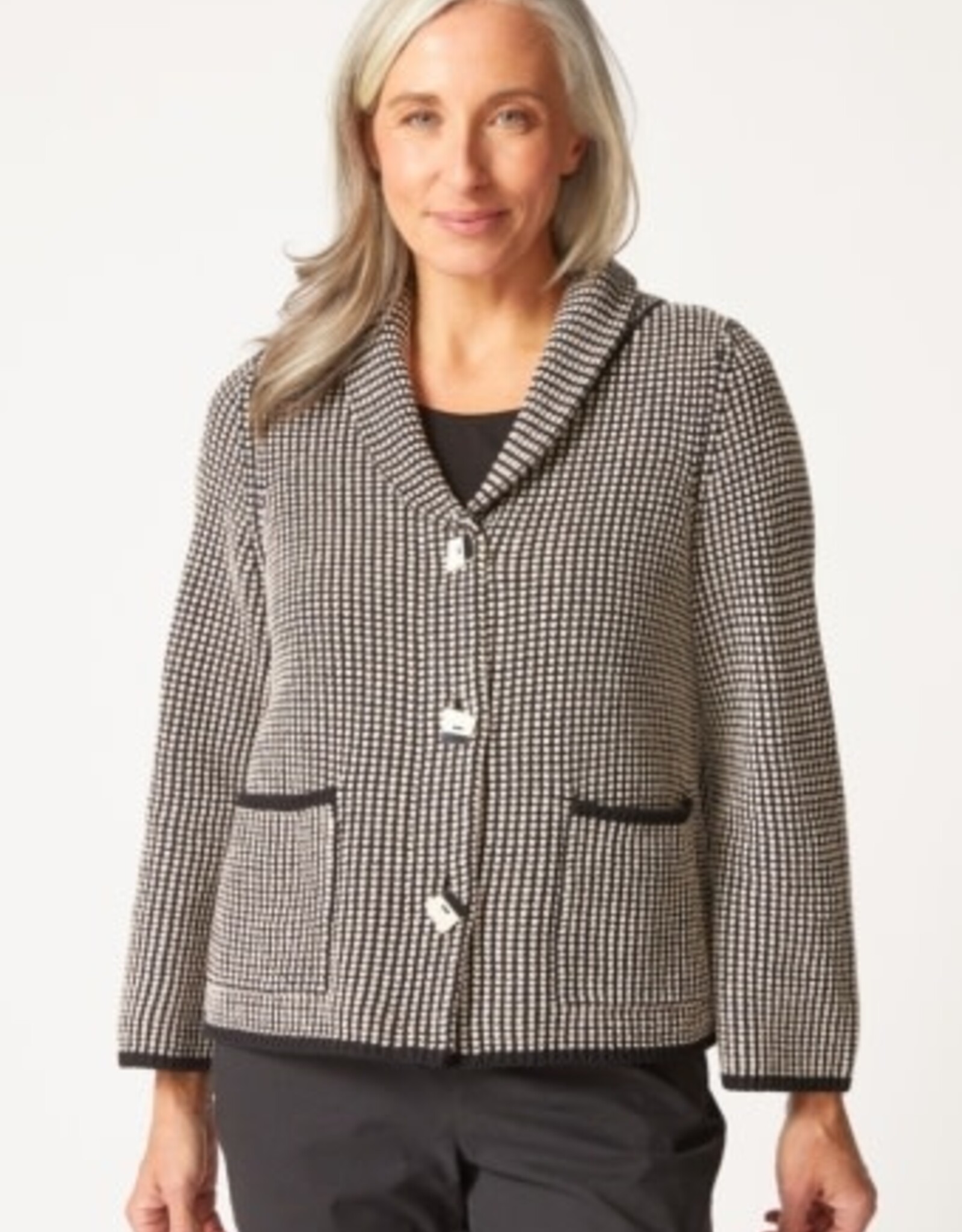 Habitat Clothes to Live In NIGHT & DAY SHAWL CARDI F25H