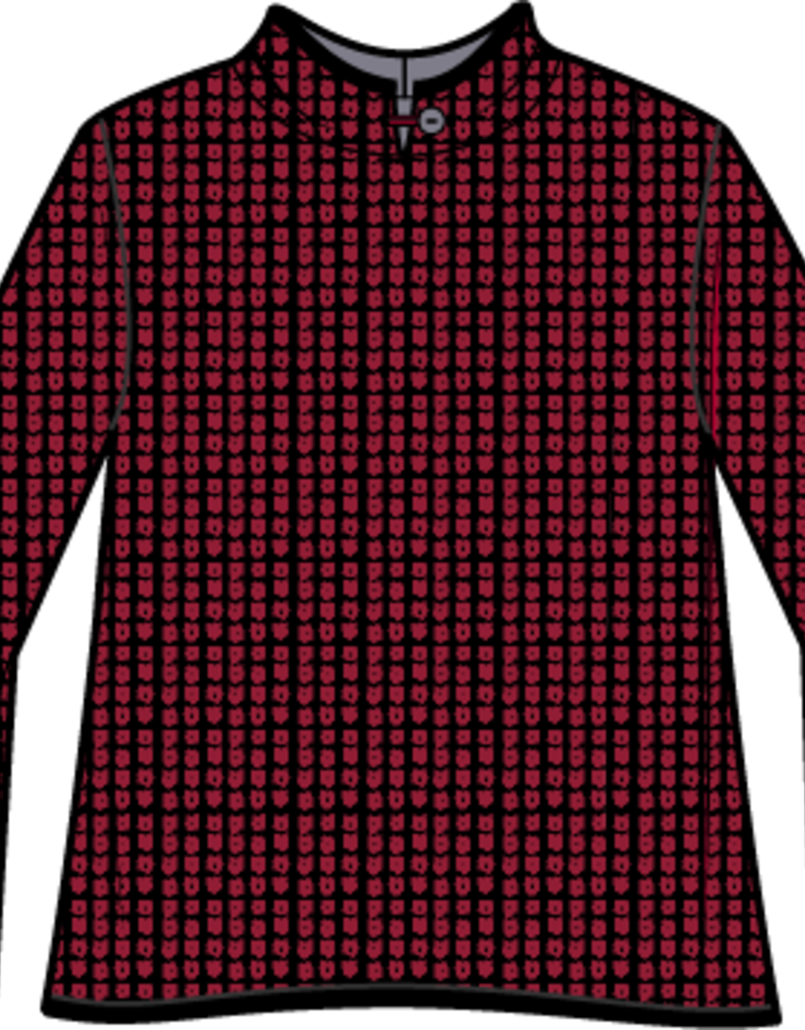 Habitat Clothes to Live In NIGHT & DAY BUTTON COLLAR PULLOVER F25H