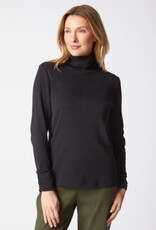 Habitat Clothes to Live In COZY RIB SLD RUCHED TURTLENECK F25H