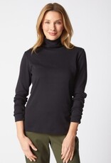 Habitat Clothes to Live In COZY RIB SLD RUCHED TURTLENECK F25H