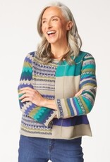 Habitat Clothes to Live In WINTER WHIMSY MIXED PATTERN PULLOVER F25H