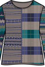 Habitat Clothes to Live In WINTER WHIMSY MIXED PATTERN PULLOVER F25H