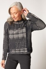 Habitat Clothes to Live In PLAID PATCHWORK PULLOVER F25H