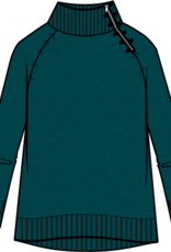 Habitat Clothes to Live In HARVEST TWEED ZIP NECK SWEATER F25H