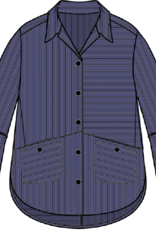 Habitat Clothes to Live In EAST SIDE STRIPES MIX IT SHIRT F25H