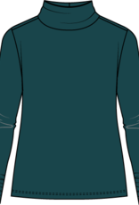 Habitat Clothes to Live In COZY RIB SLD RUCHED TURTLENECK F25H