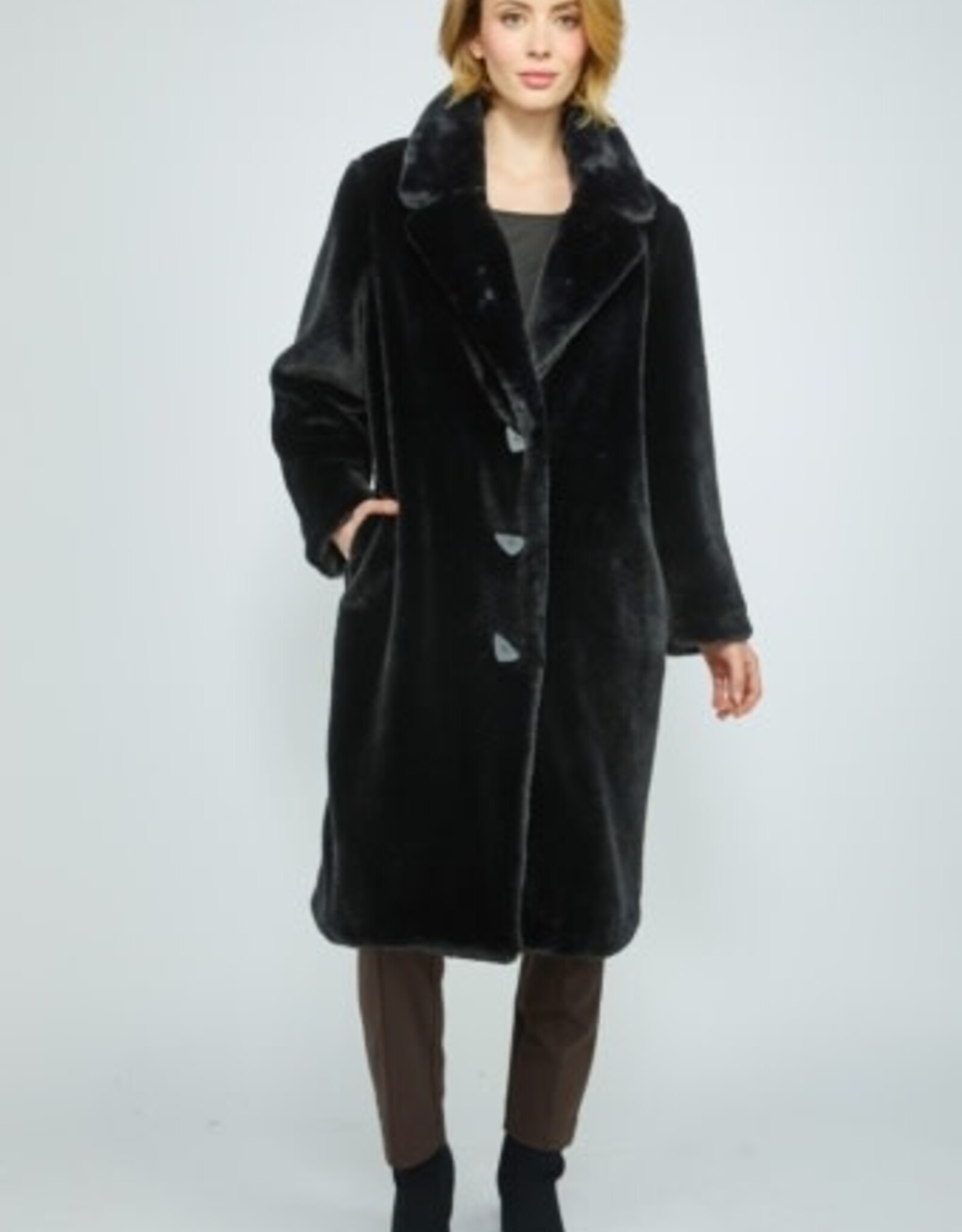 Habitat Clothes to Live In FAUX FUR STARSTRUCK CAR COATF25O