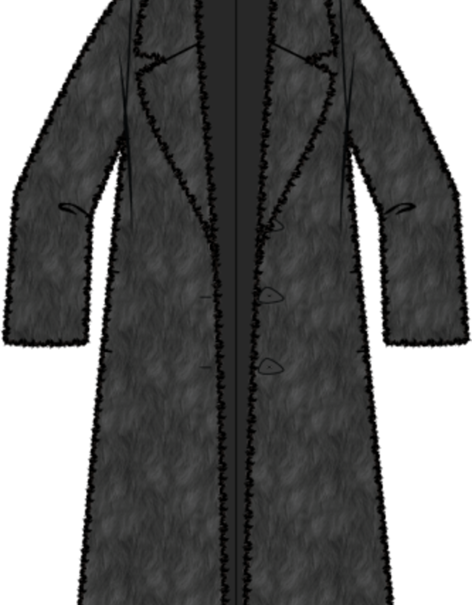 Habitat Clothes to Live In FAUX FUR STARSTRUCK CAR COATF25O