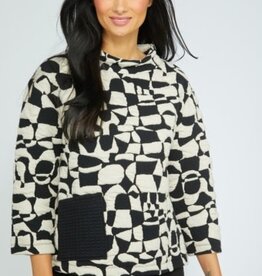 Habitat Clothes to Live In NOUVEAU KNIT PICASSO PULLOVER F25O