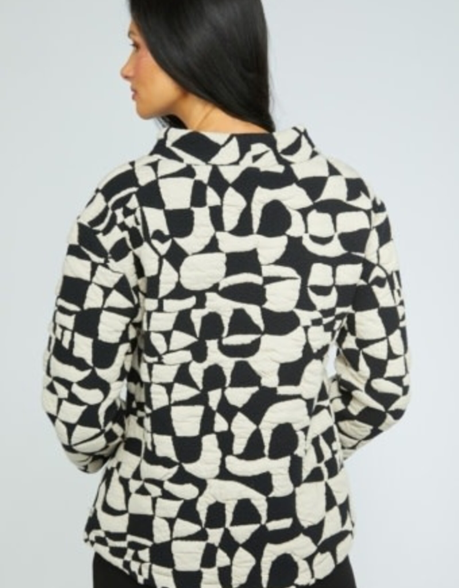 Habitat Clothes to Live In NOUVEAU KNIT PICASSO PULLOVER F25O