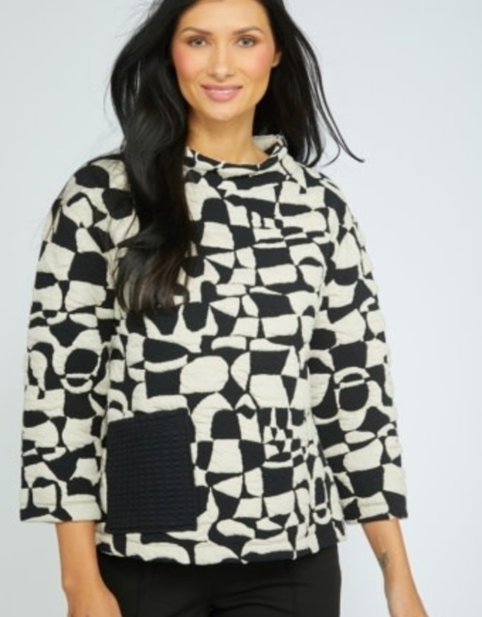 Habitat Clothes to Live In NOUVEAU KNIT PICASSO PULLOVER F25O