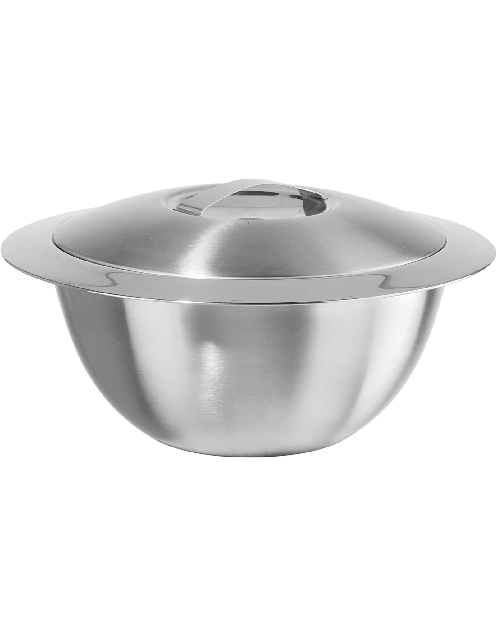 Double Wall Insulated Hot/Cold Serving Bowl with Lid - 1 qt