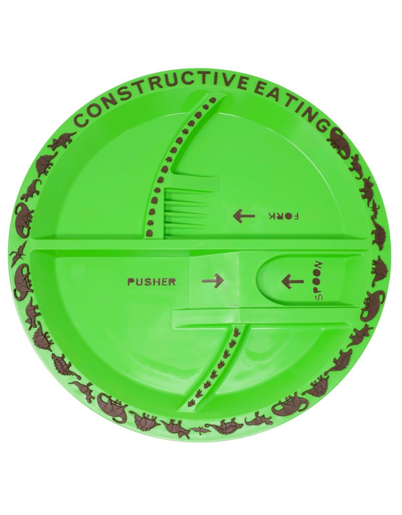 Green Dino Plate