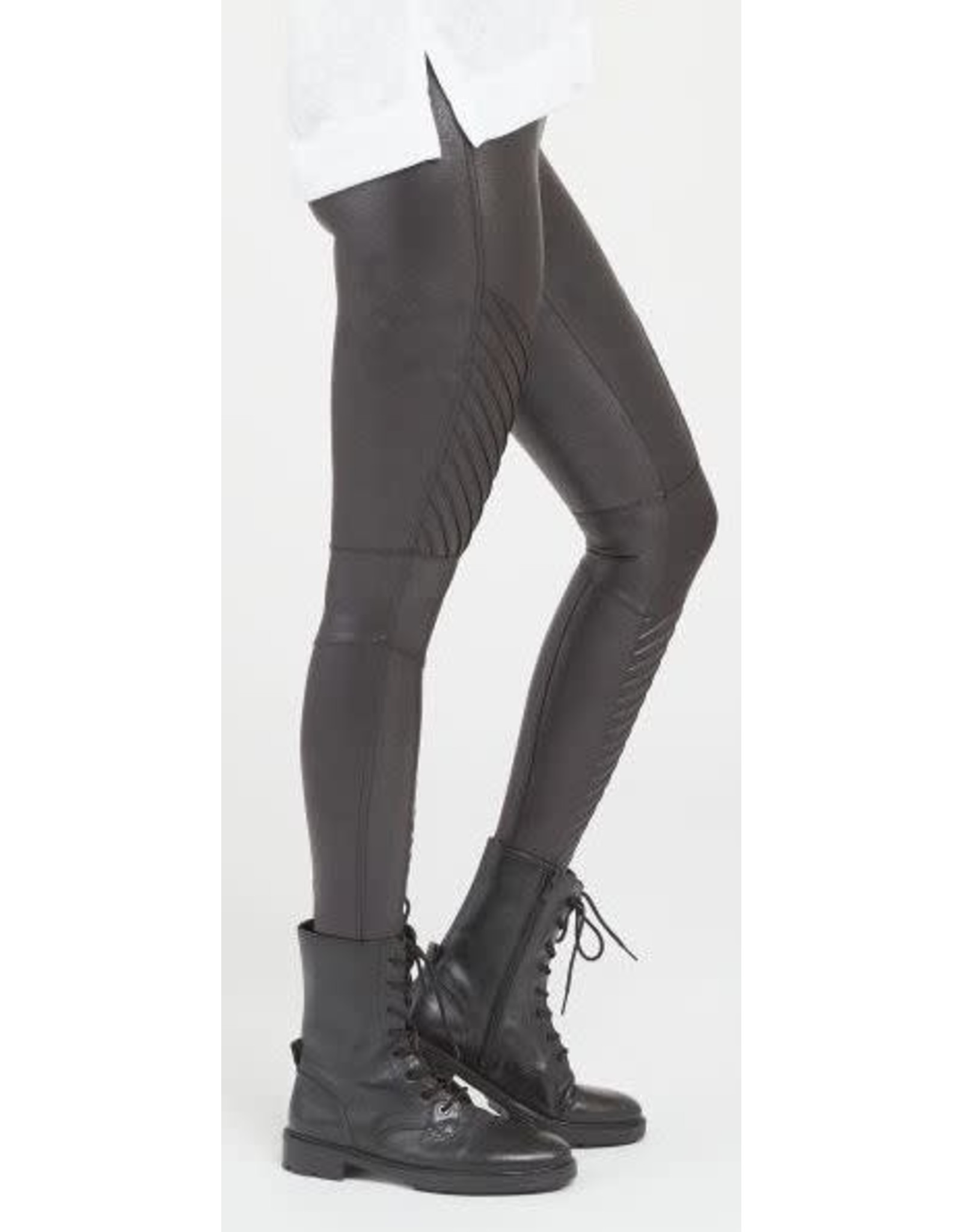 Spanx SPANX Very Black Faux Leather Motto Leggings