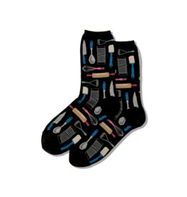 HOTSOX Black Kitchen Utensils Socks HotSox