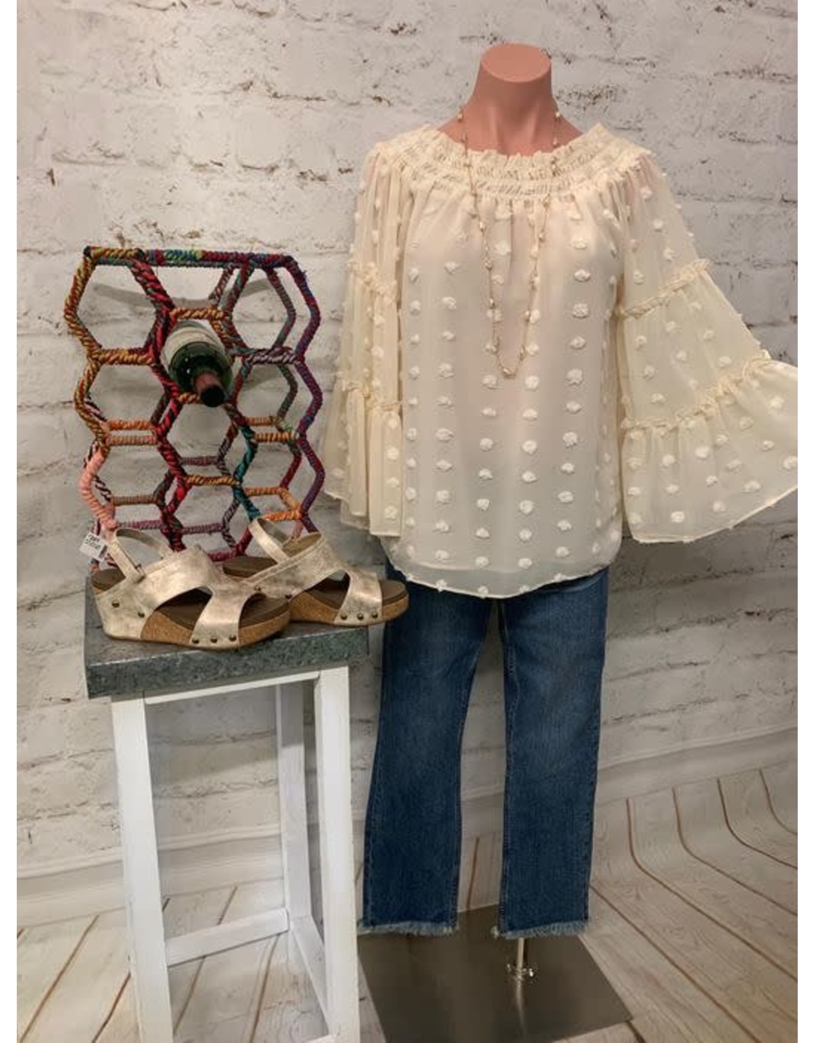 Ivy Jane Ivy Jane Cream Blouse