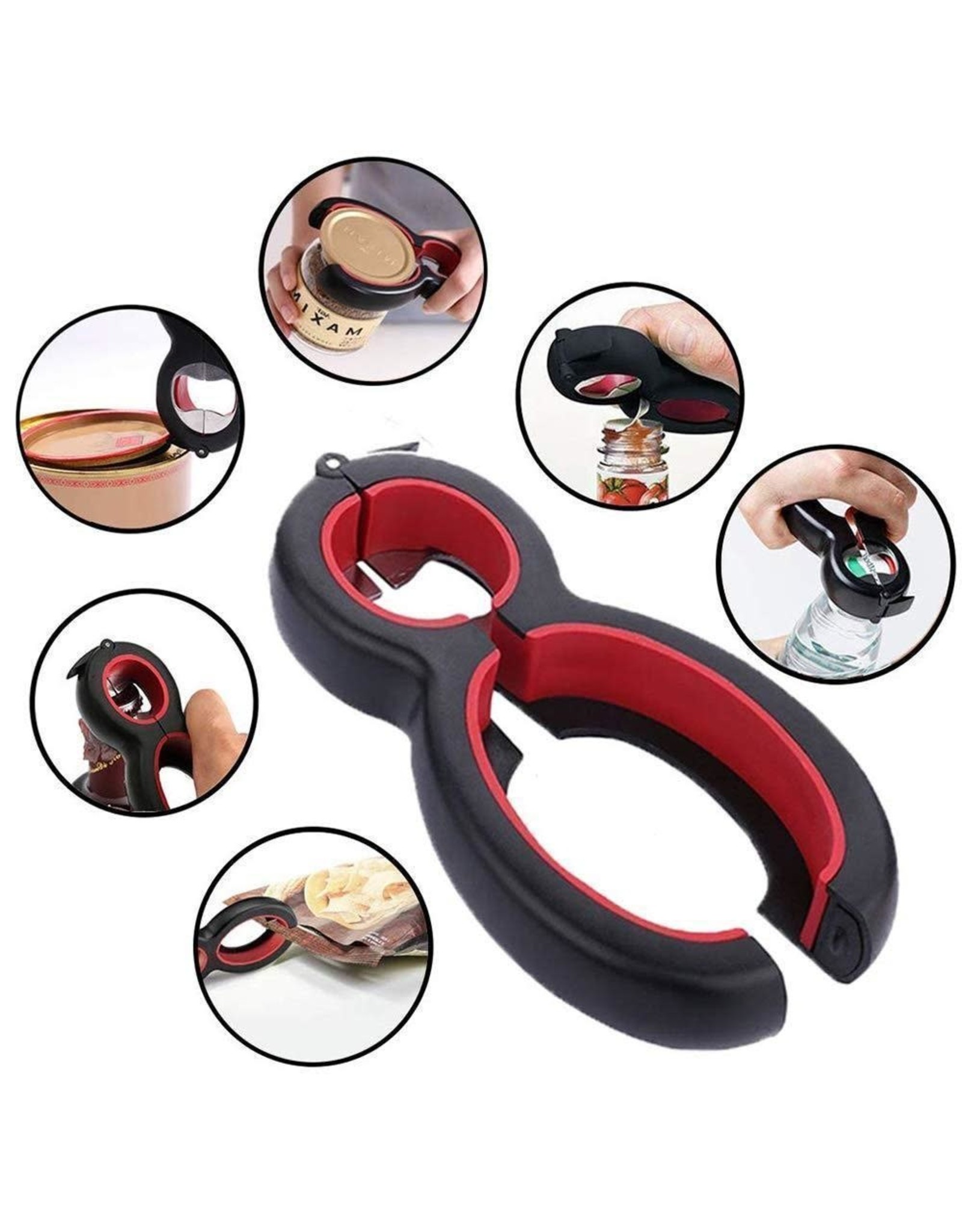 Progressive 6- In-1 Multi Opener - RANDOM COLOR