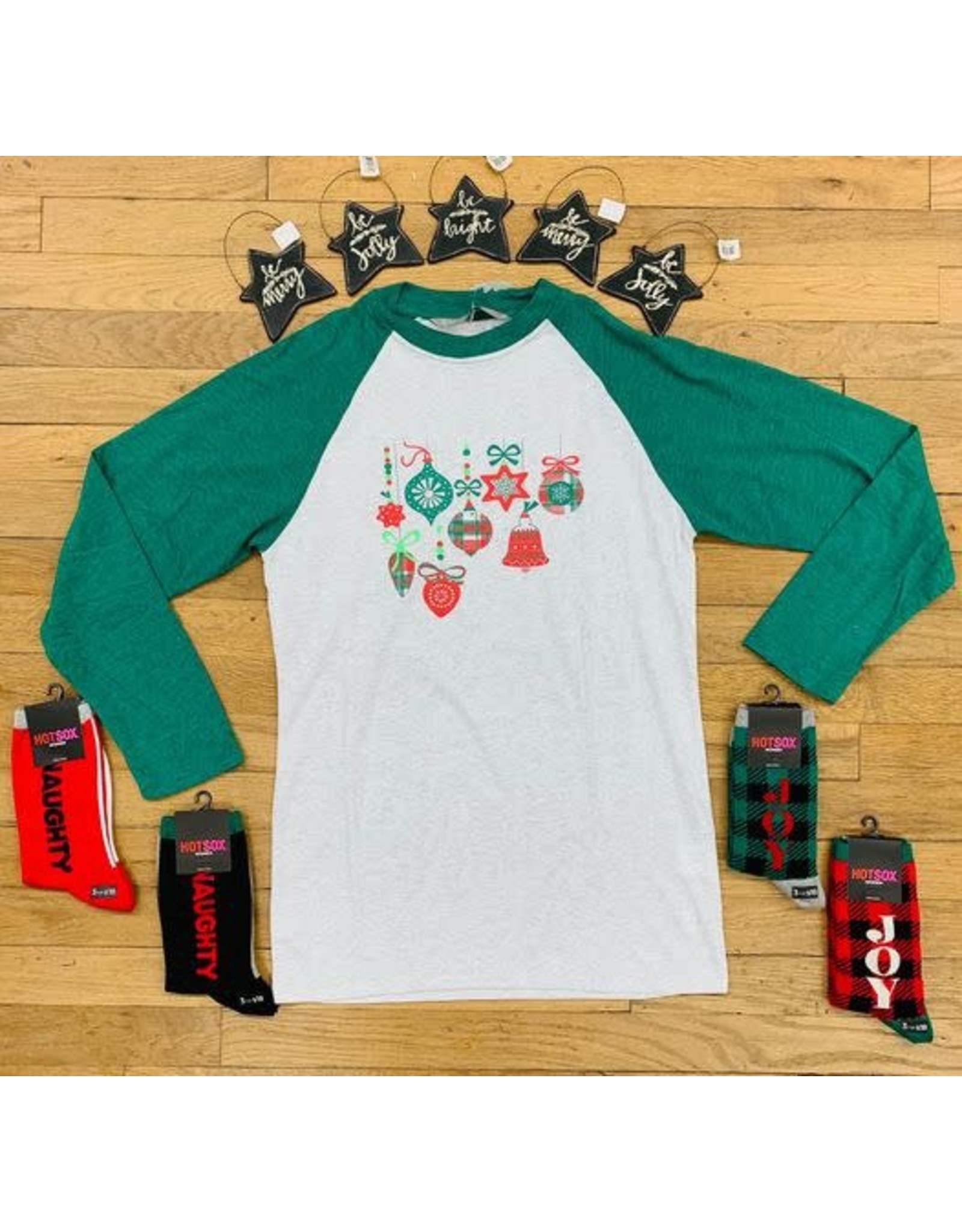 The Royal Standard Alpine Plaid Ornament Raglan T-Shirt