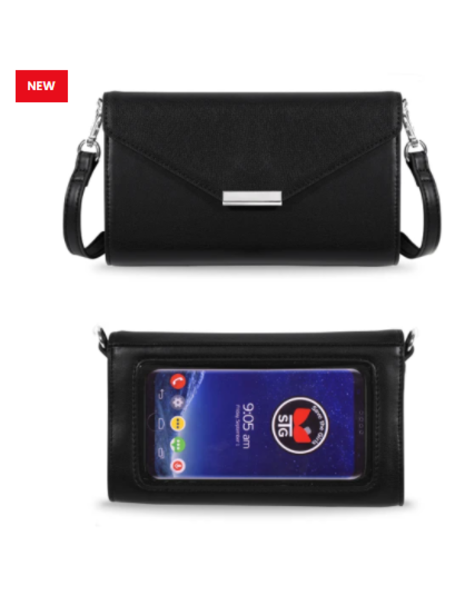 perfectly timeless touch screen purse