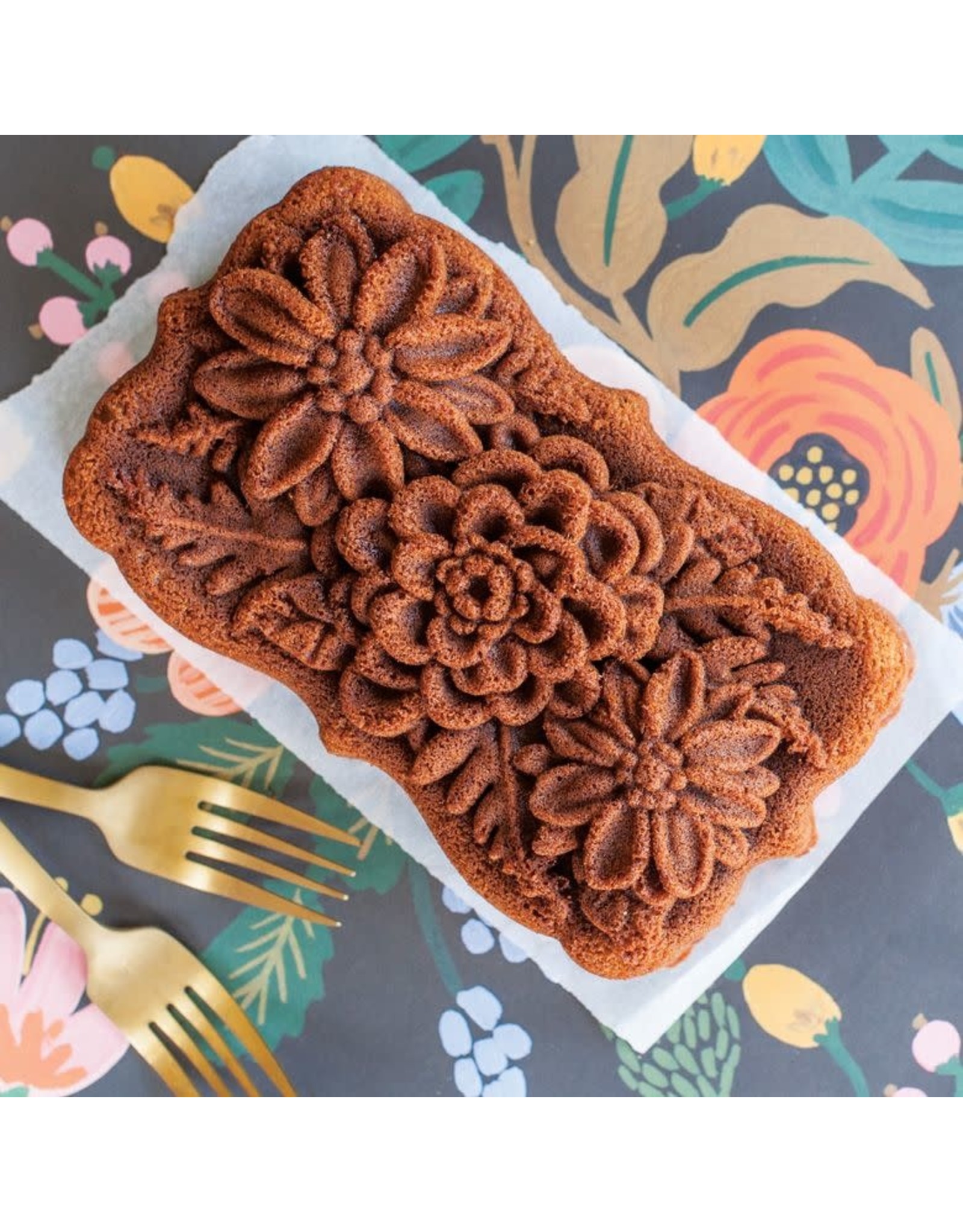 Nordic Ware Wildflower Loaf Pan Blanton Caldwell